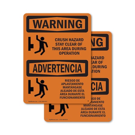 Signmission Safety Culture Sign, 18 in Width, Aluminum, Rectangle, Bilingual OS-2PACK-WS-A-1824-L-12537